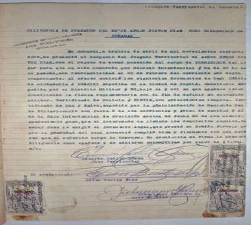 POSESION DEL SEÑOR EFREN BUSTOS DIAZ COMO CORREGIDOR DE CUMARAL